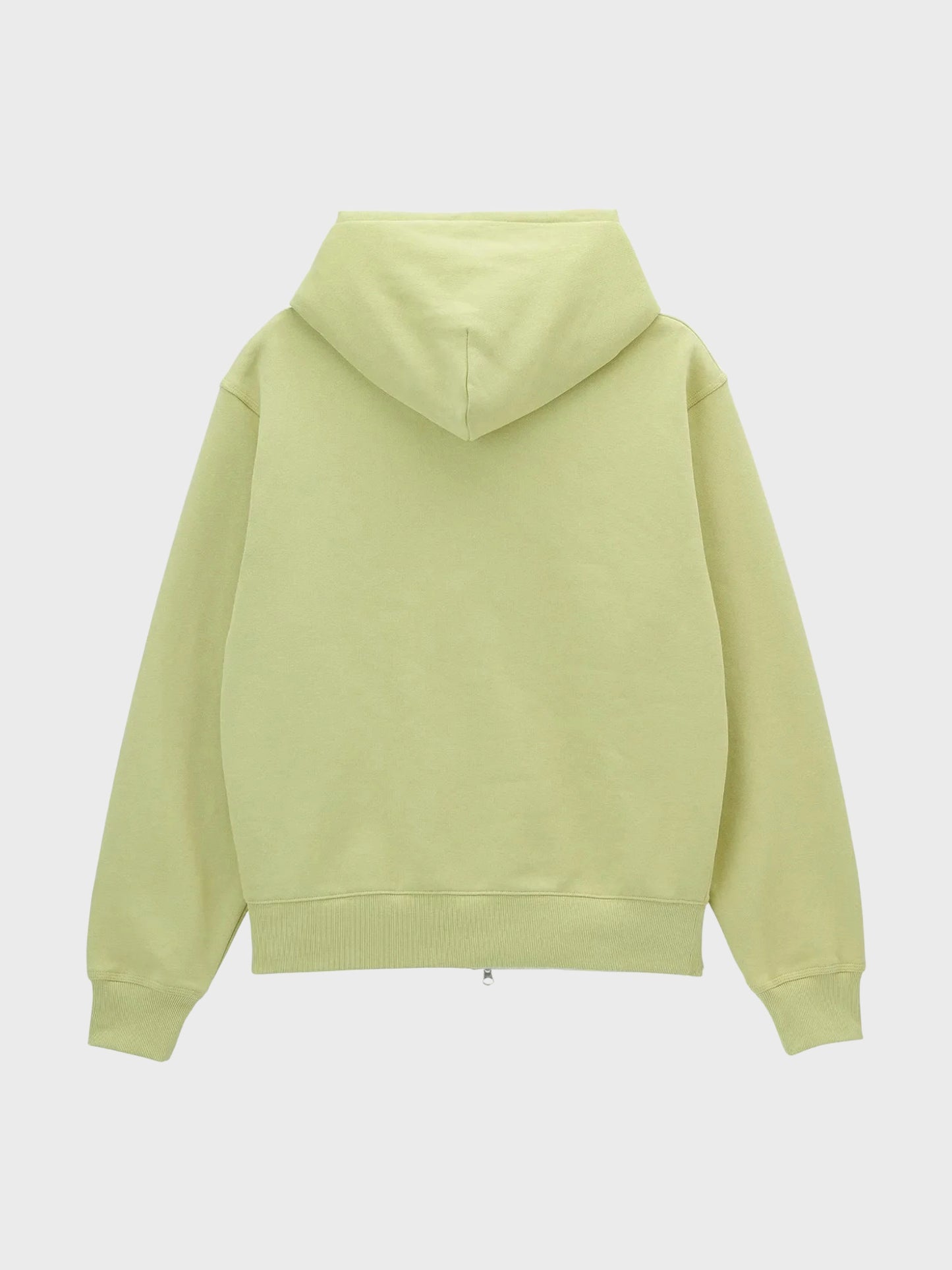 Oval Patch Zip Hooded Sweatshirt — back