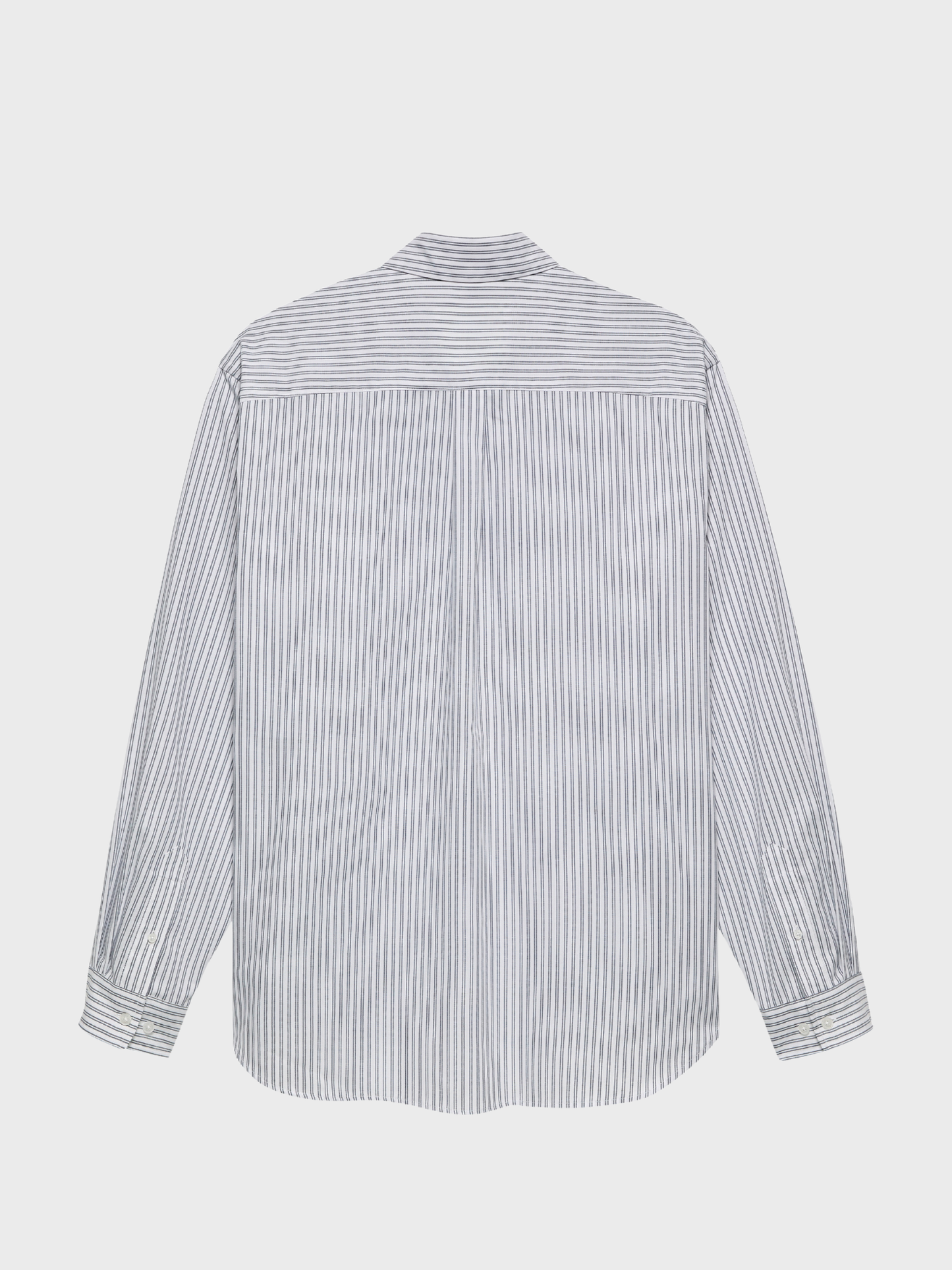 New Amsterdam Surf Association Beach Shirt in wit/zwart gestreept, achterkant