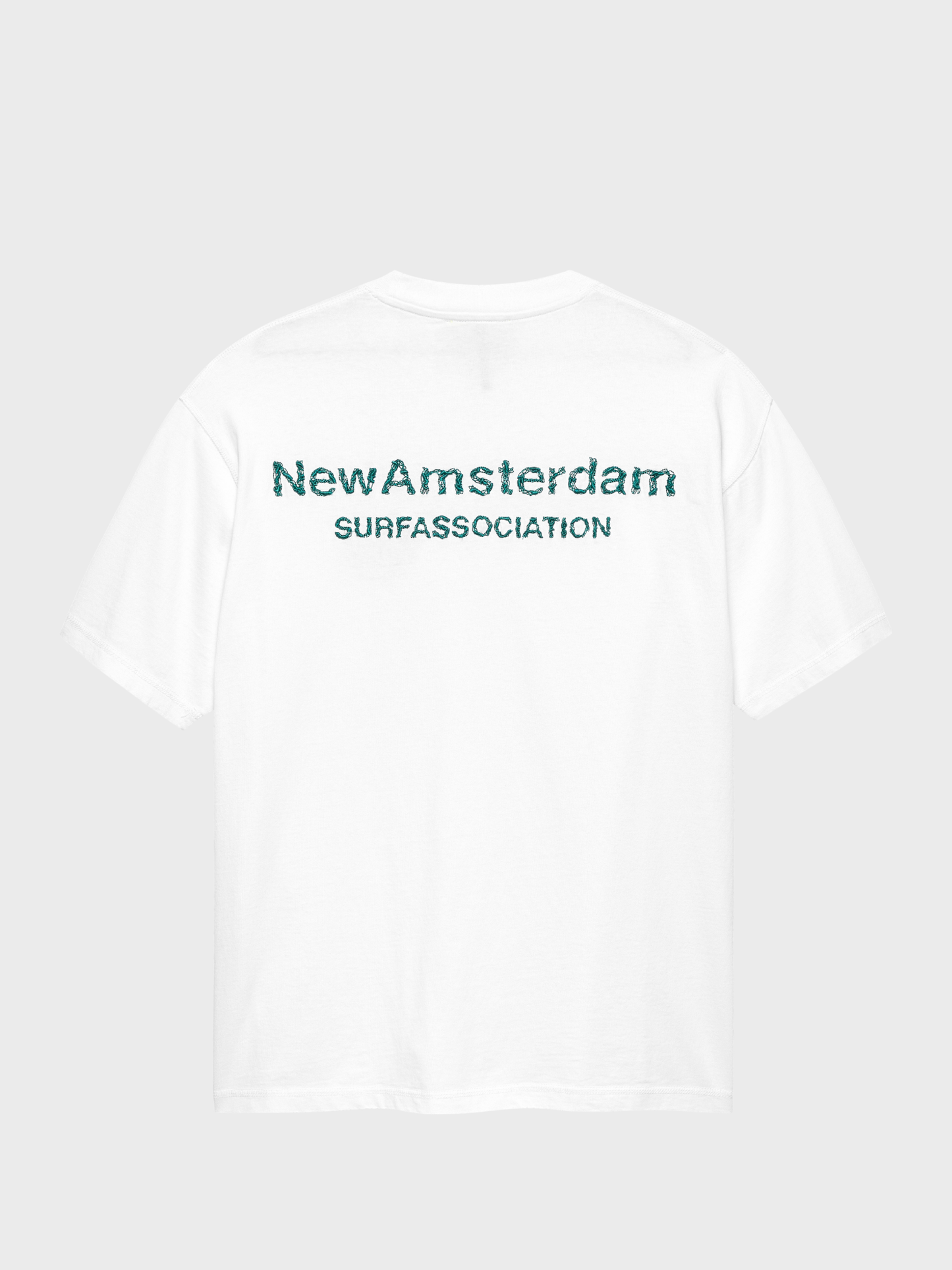 Logo Tee + White/Sea Green