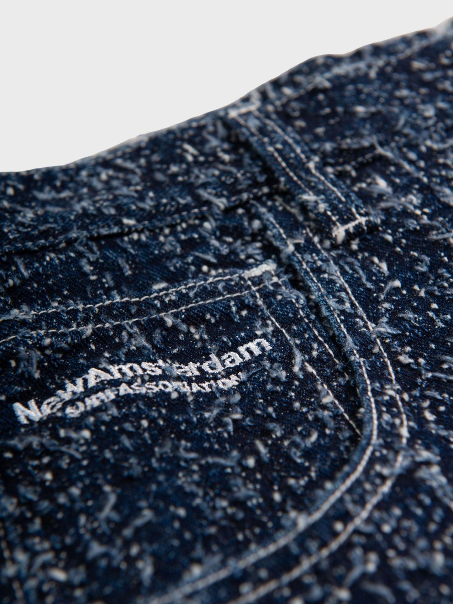 New Amsterdam Surf Association Spray denim trouser Blue
