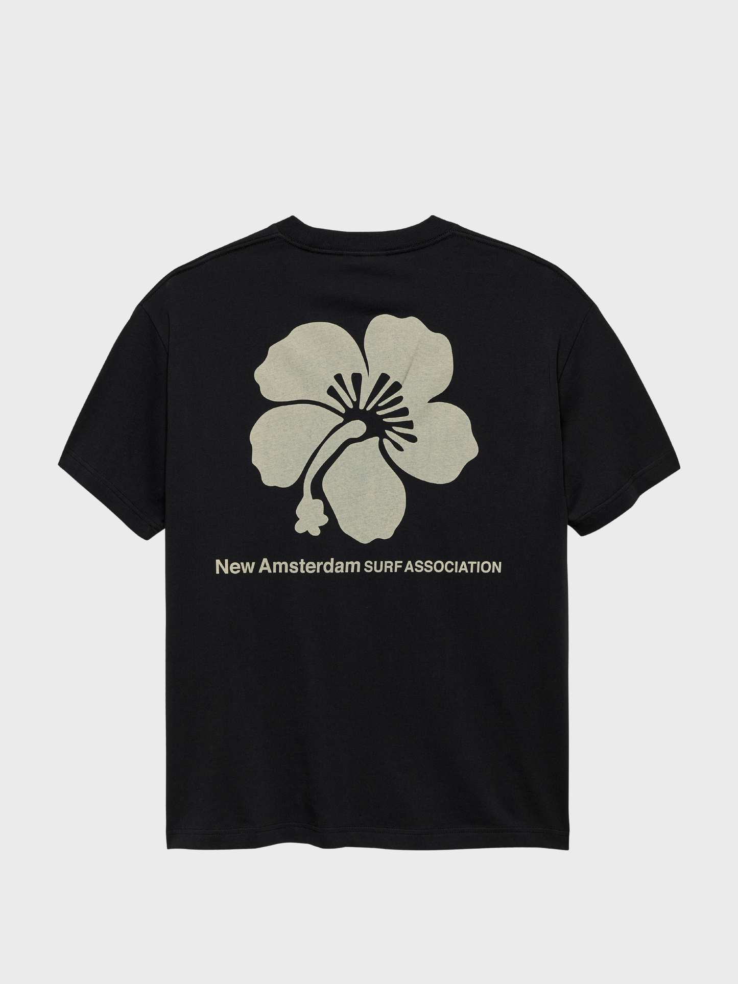 Hibiscus Tee Black