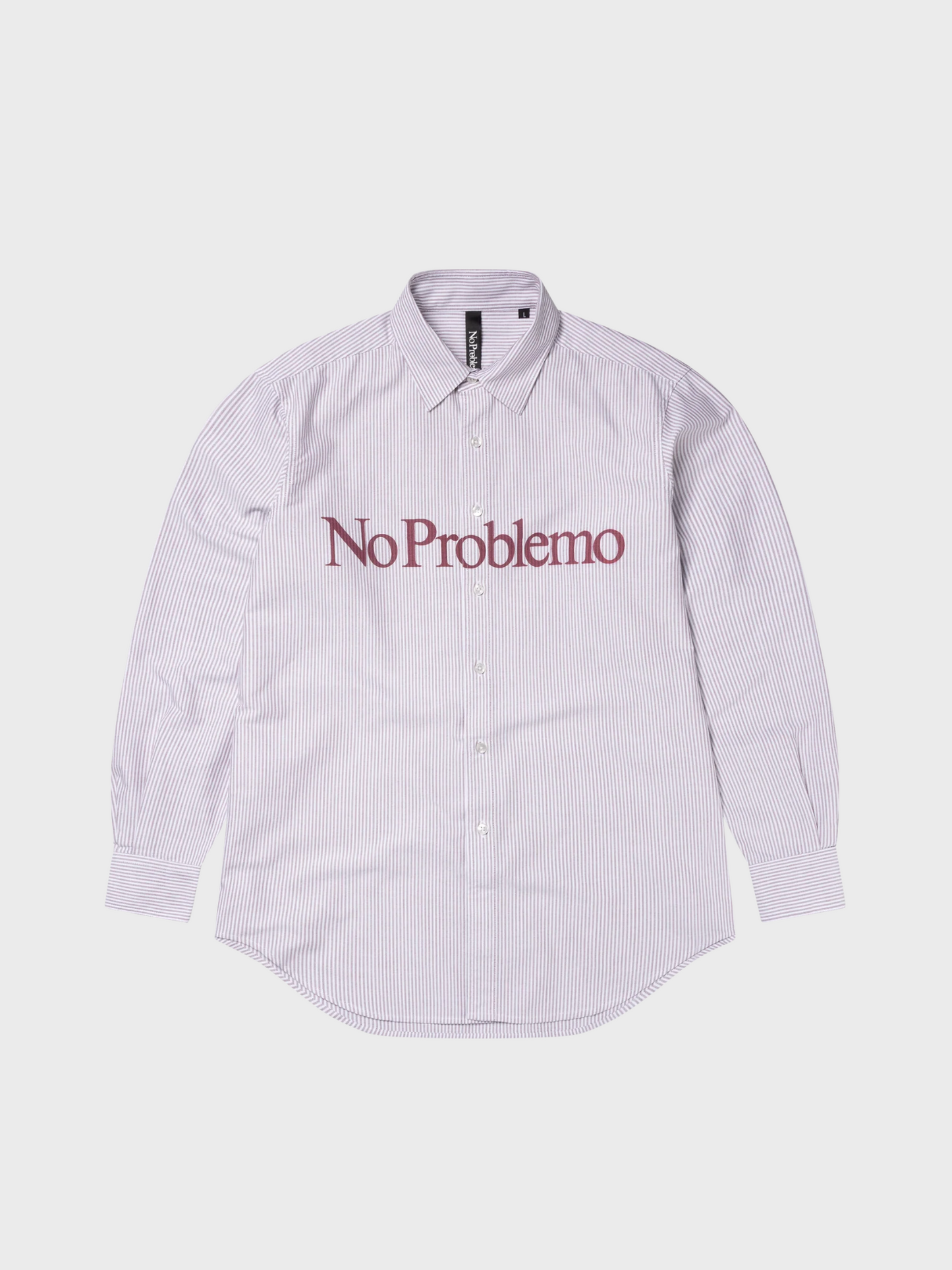 No Problemo Ls Stripe Oxford Shirt