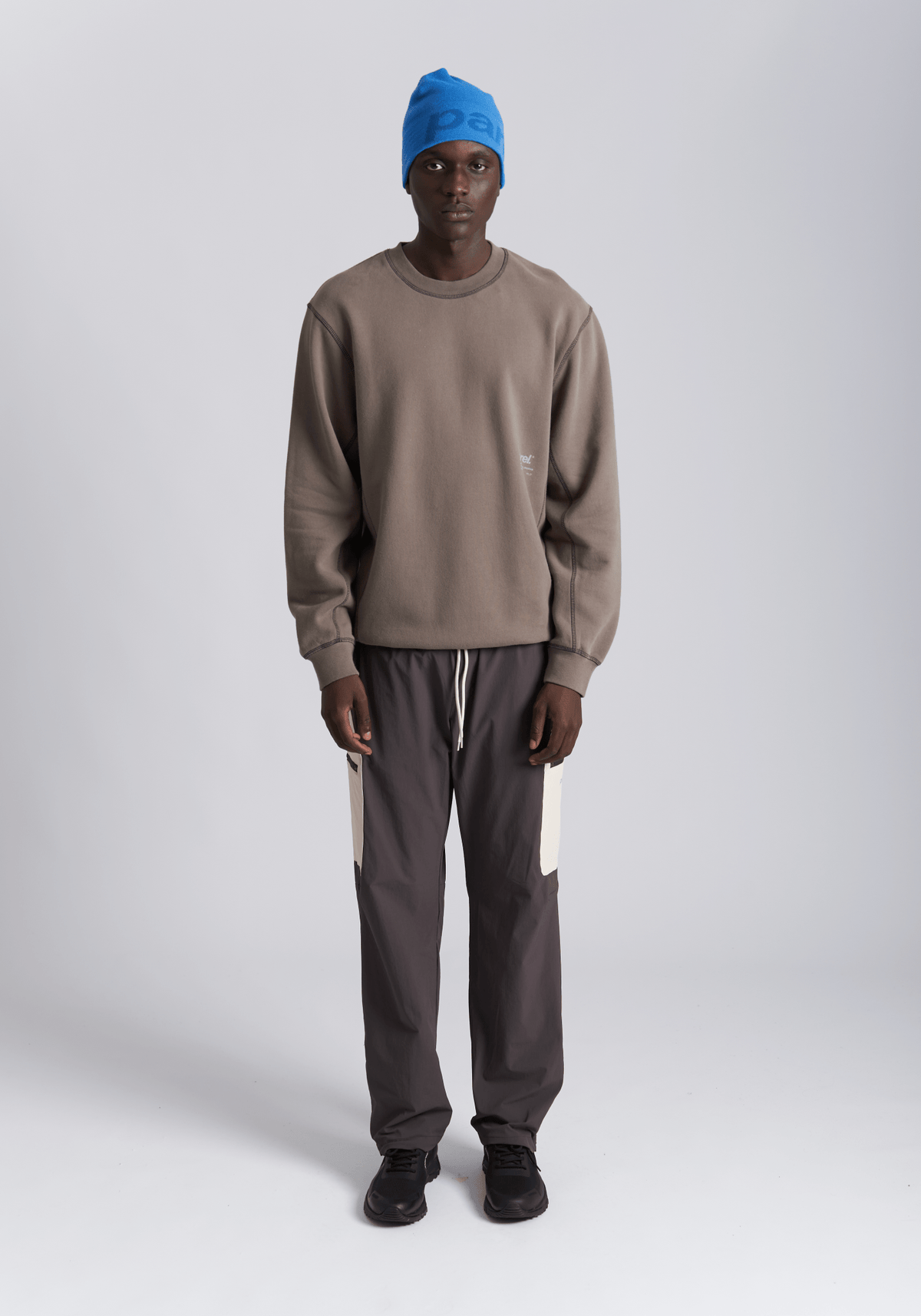 Contrast Crewneck