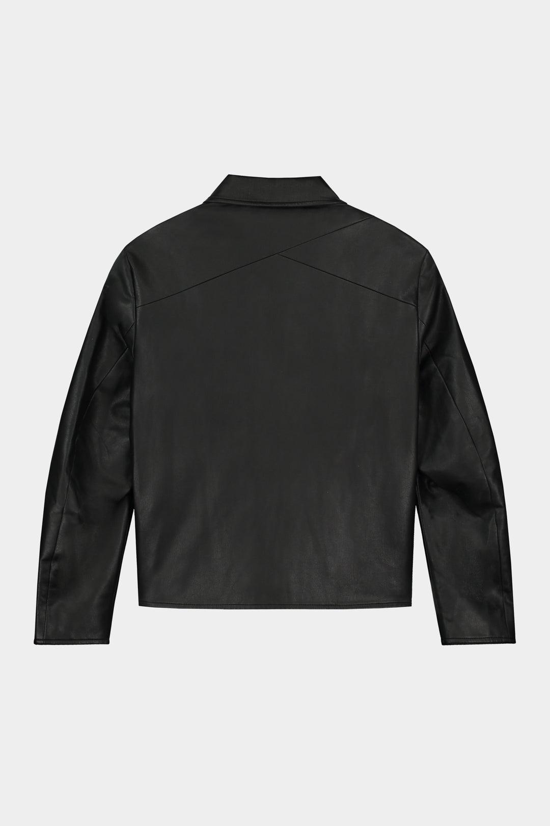 Vegan Leather Jacket - Throw.Store