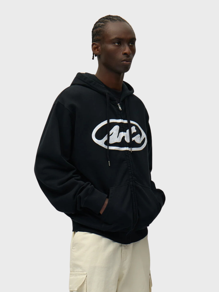 Circle Logo Zip Hoodie