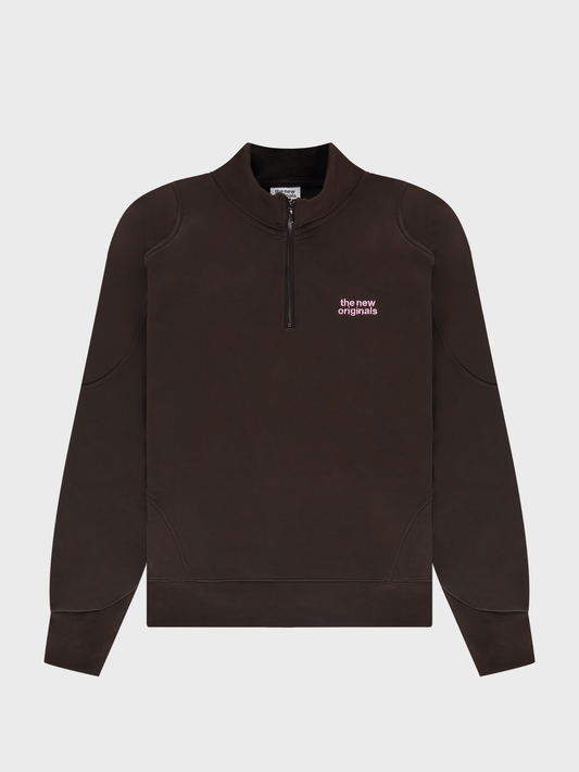 Emblem Half Zip Sweater