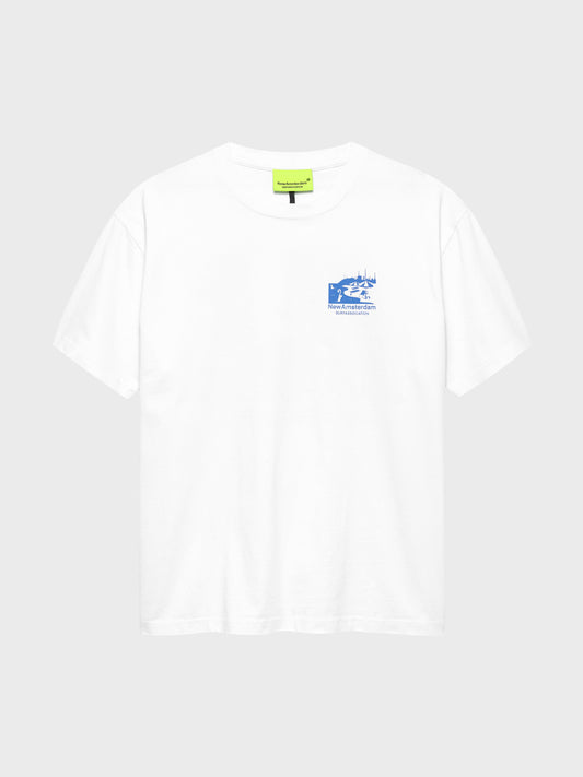 Beach Sign Tee White — front