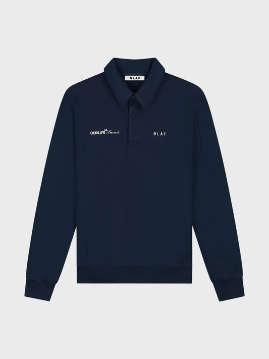 Script Friends Boxy Crewneck — front