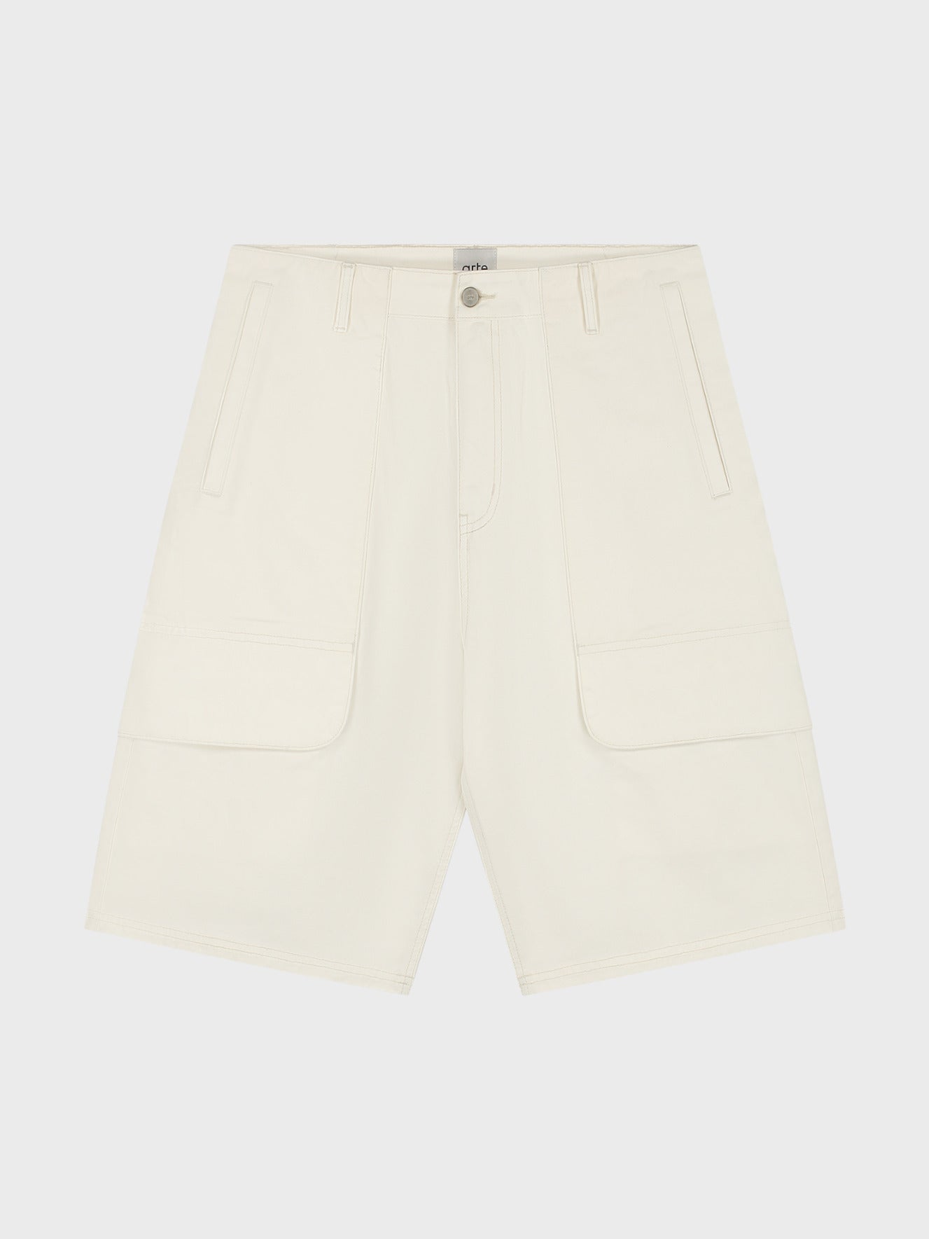 Canvas Cargo Shorts — front