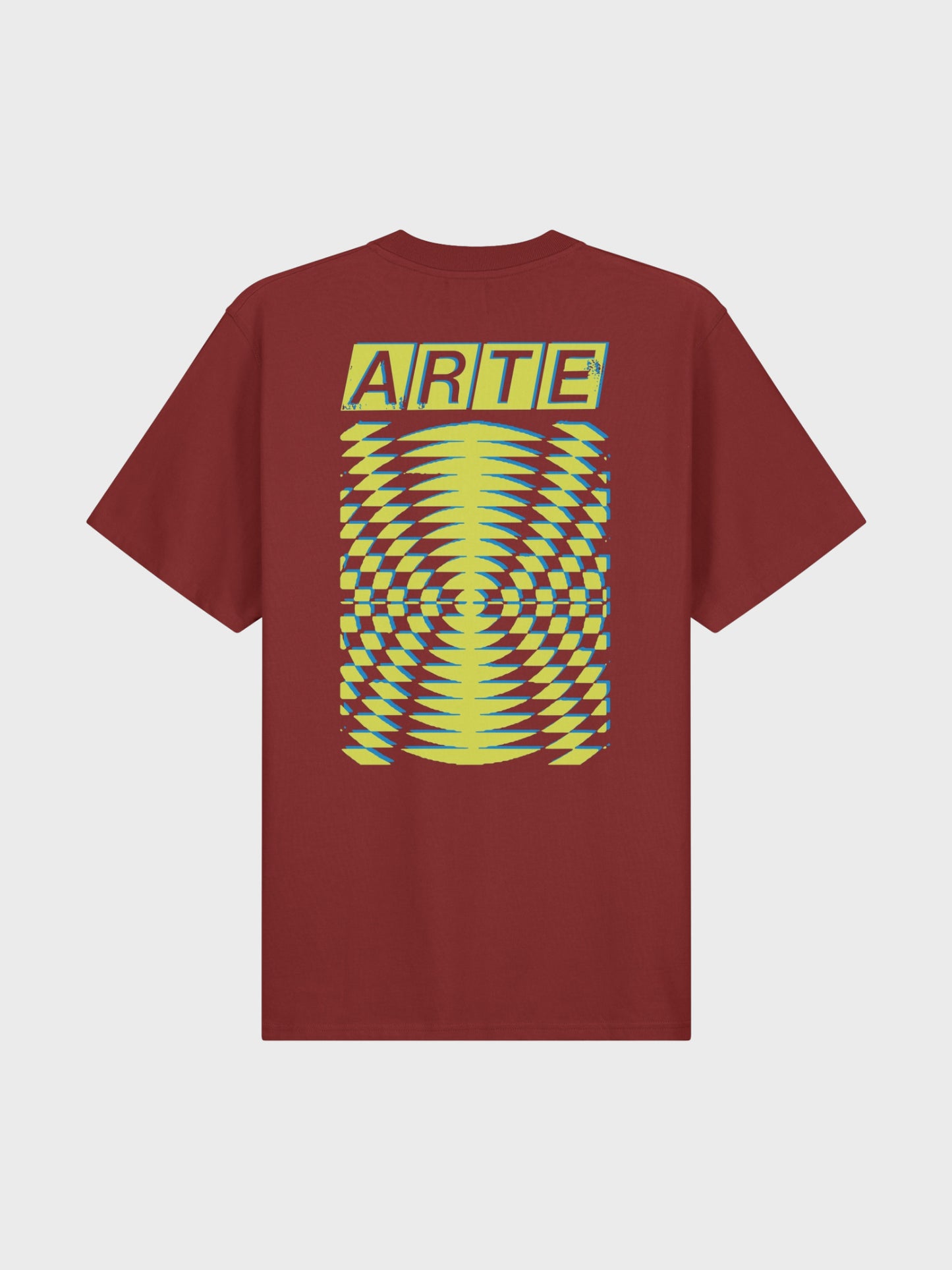 Abstract Back Print T-Shirt — back