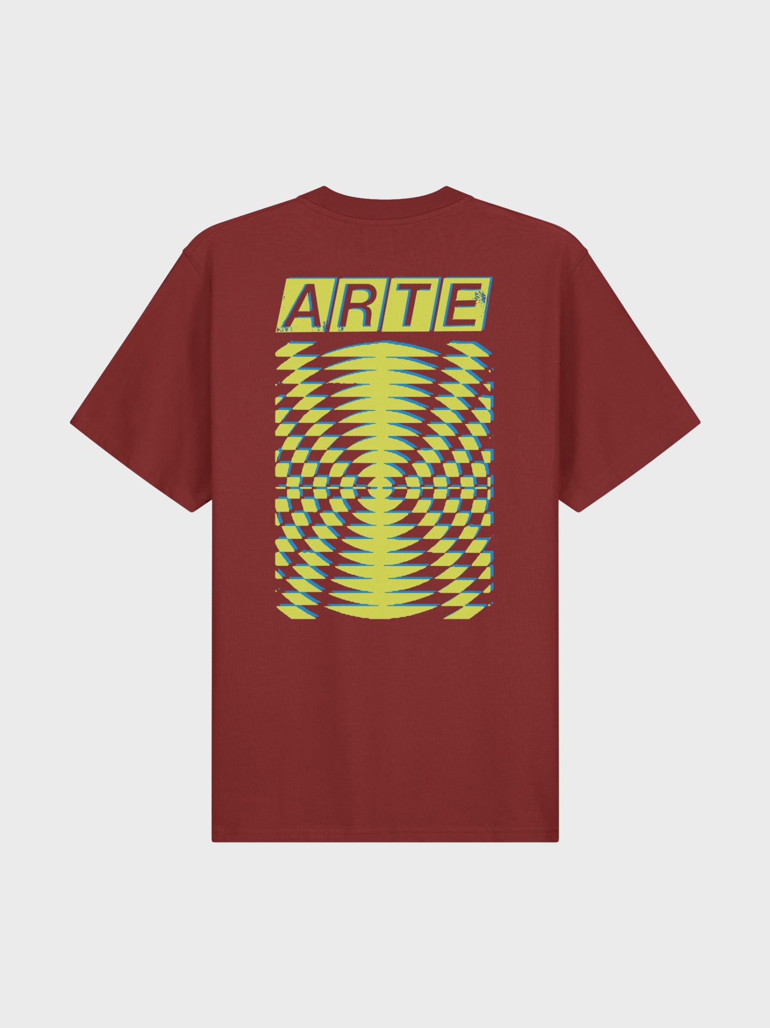 Abstract Back Print T-Shirt — back
