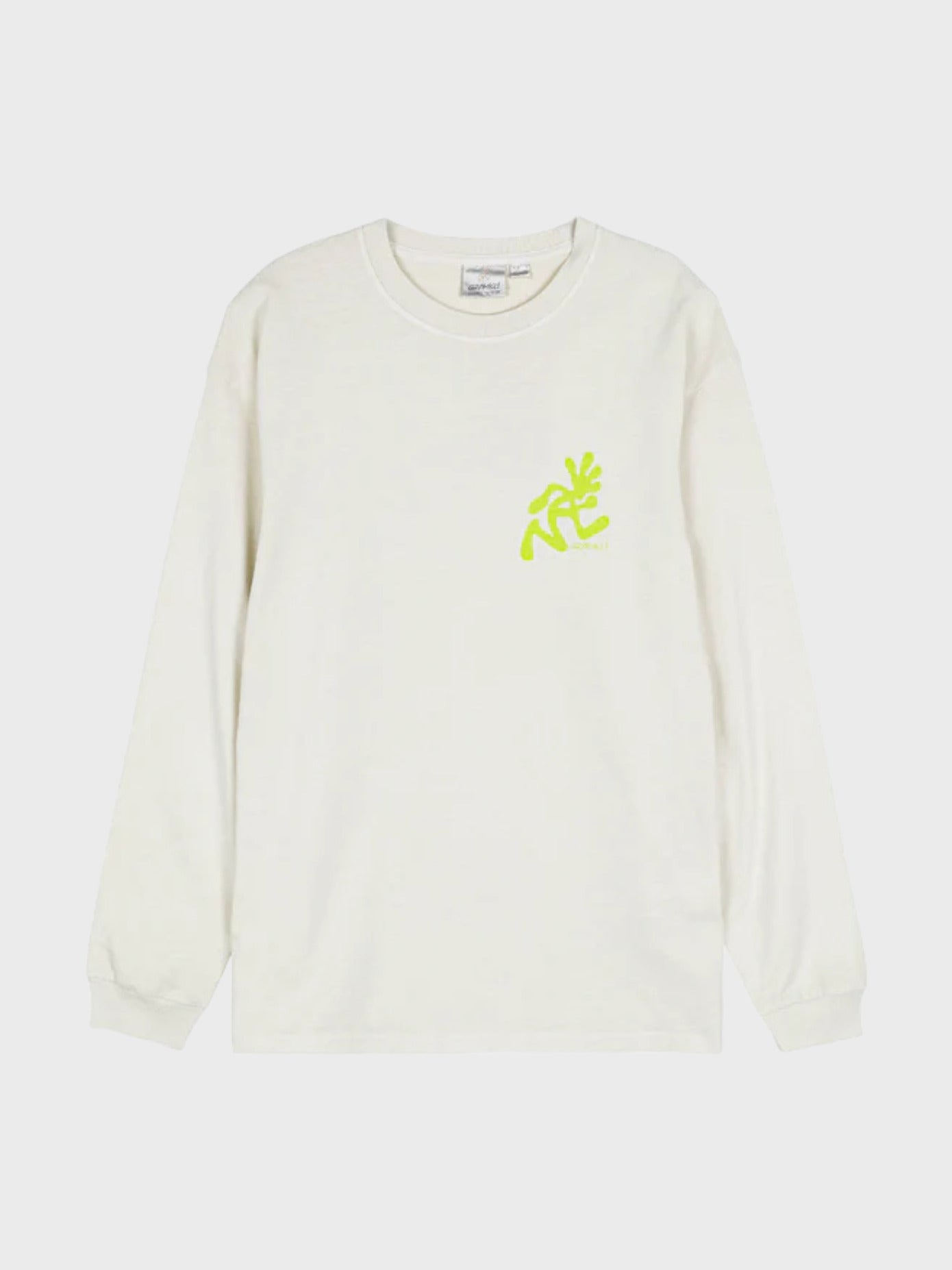 Running Man L/S Tee Pigment Dyed — front