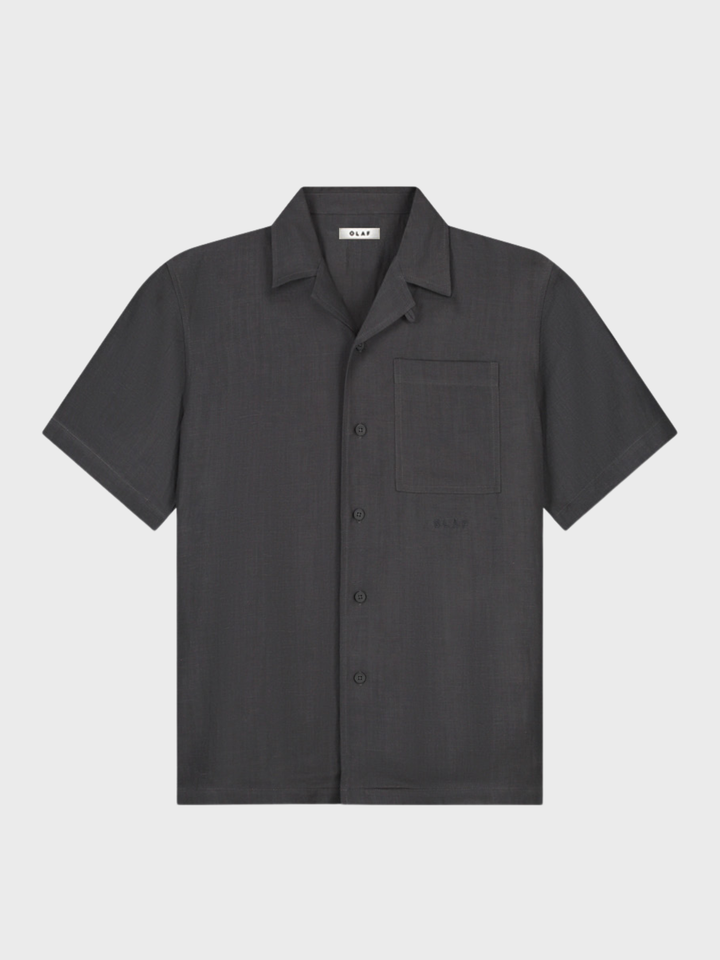 Linen Blend Ss Shirt