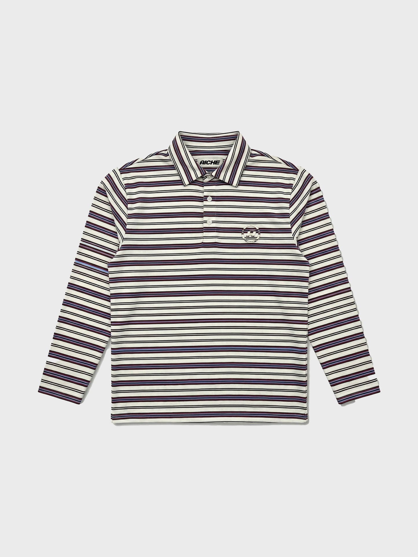 Contrast Longsleeve Polo — front