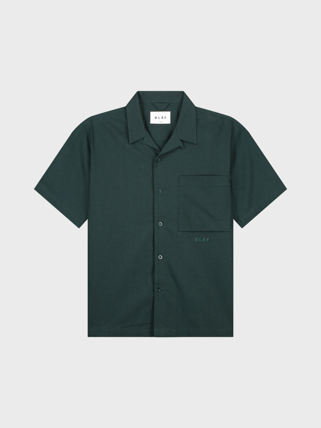 Linen Camp Shirt Ss