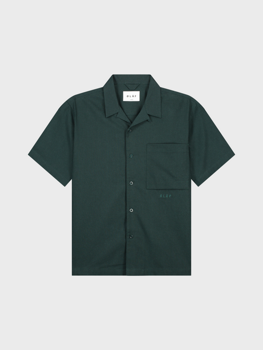 Linen Camp Shirt Ss