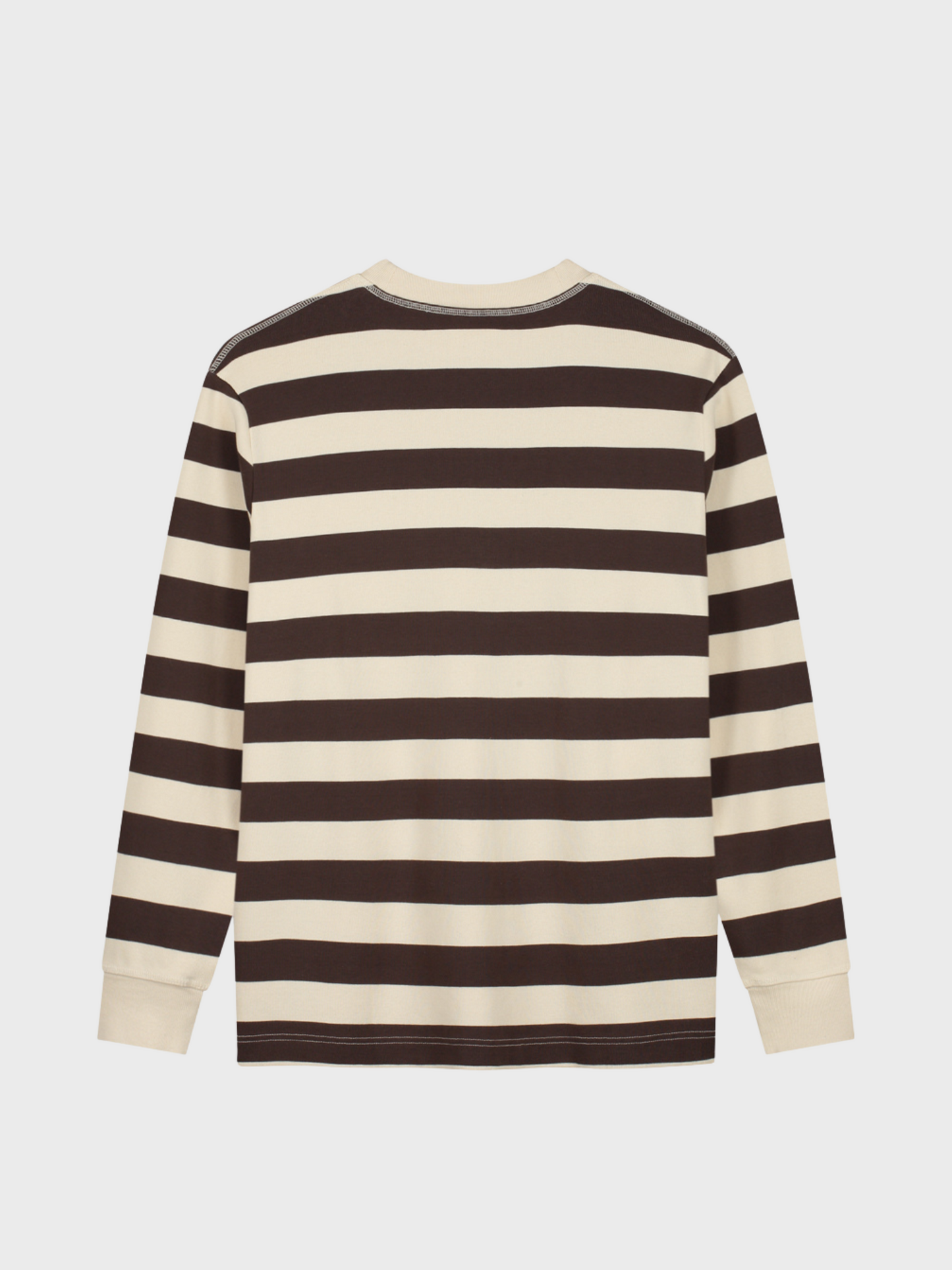 Striped Rib Crewneck
