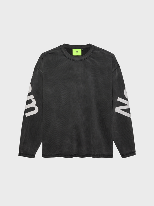 Big Logo Crewneck Washed Black