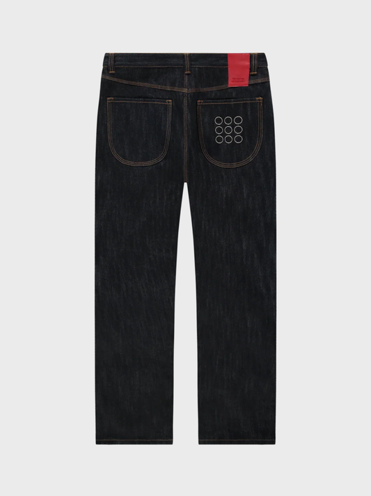 9-Dots Relaxed Slub Jeans