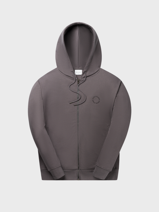 Orbit Emb Zip Hoodie