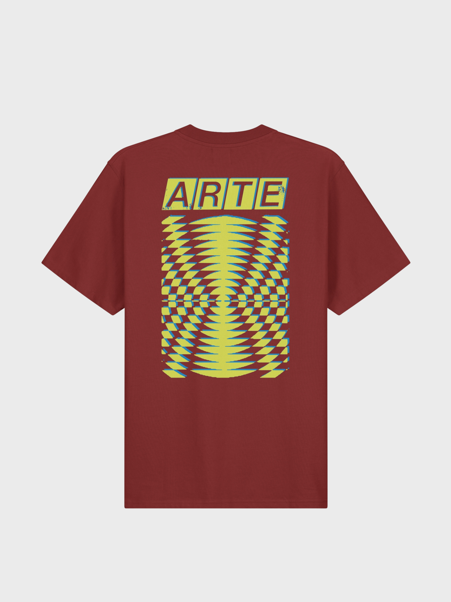 Abstract Back Print T-Shirt