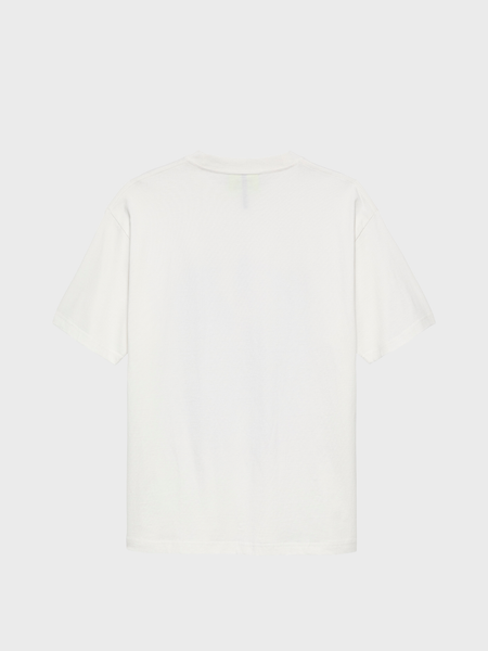 New Amsterdam Surf Association City of Water Tee in Washed White, achterkant