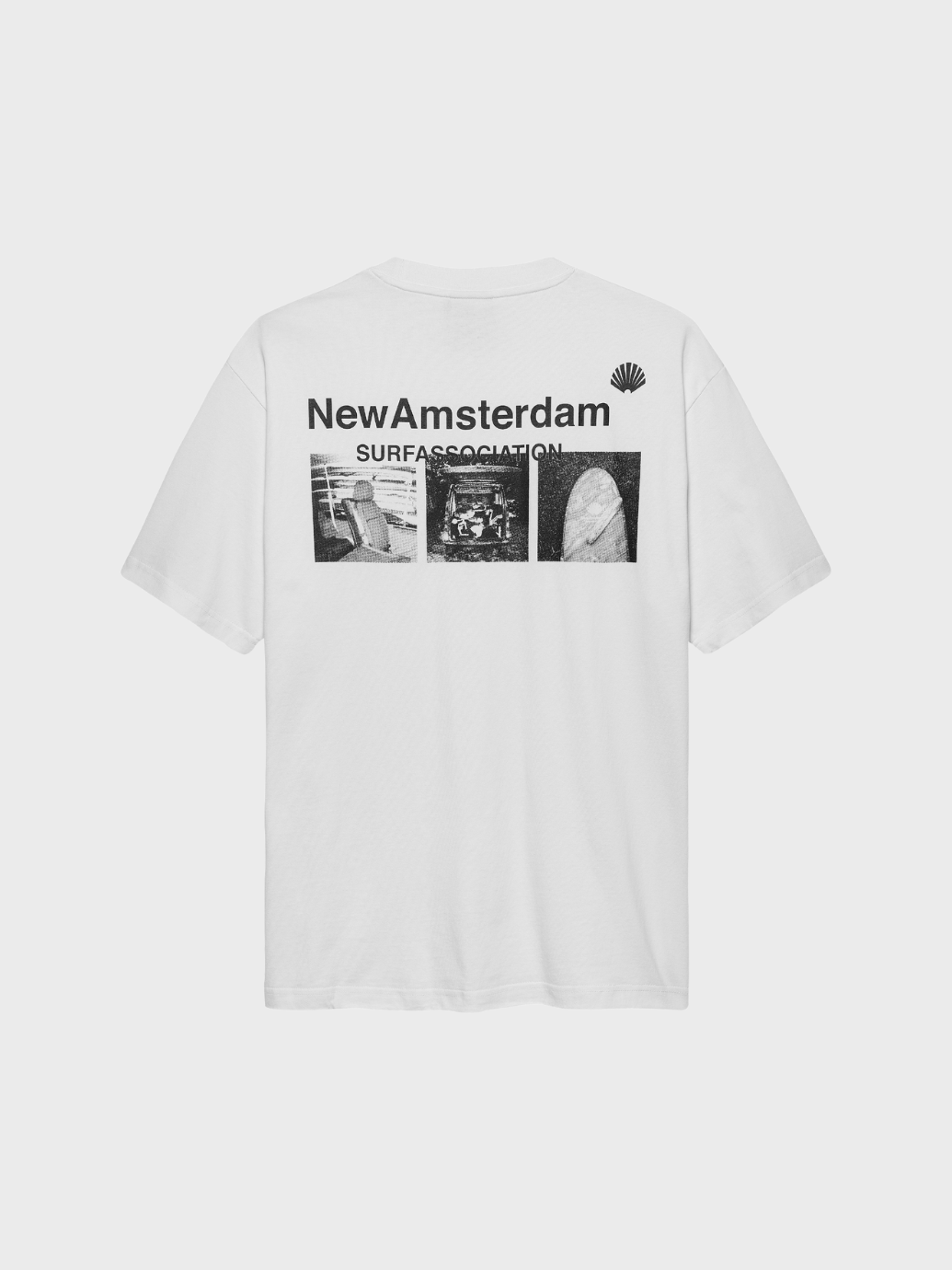 Photo Print Tee White