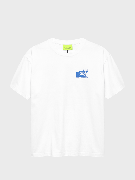 Beach Sign Tee White