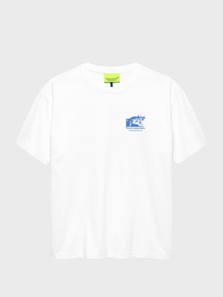 Beach Sign Tee White