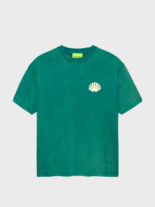 Logo Tee Sea Green/Butter Yellow