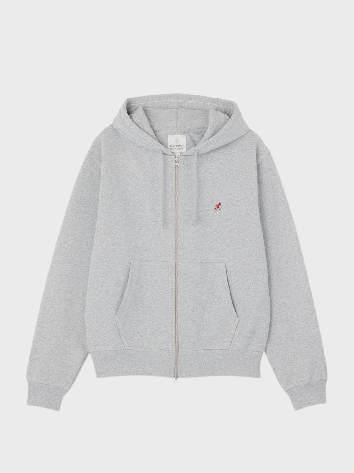 One Point Zip Hooded Sweatshirt