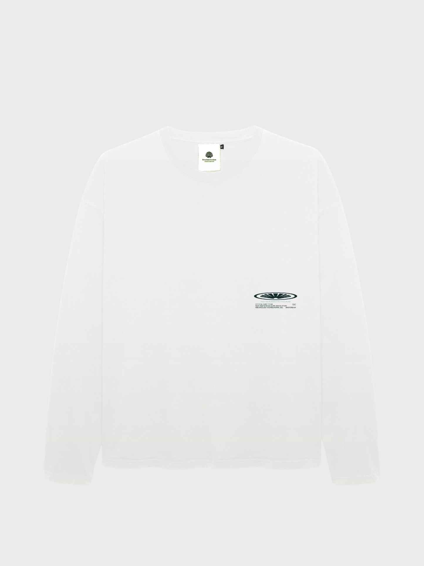 Shaper Longsleeve Overdyed White
