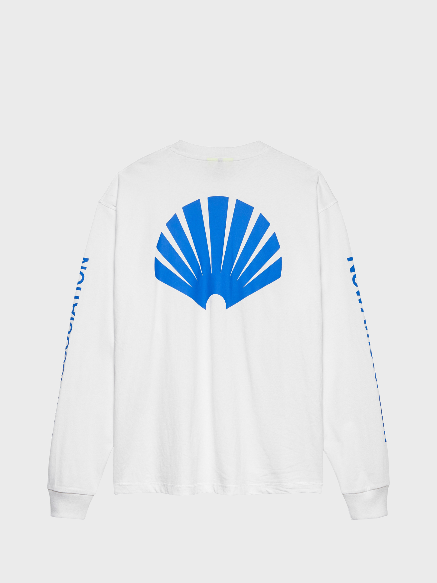New Amsterdam Surf Association Logo Longsleeve wit met kobalt achterkant