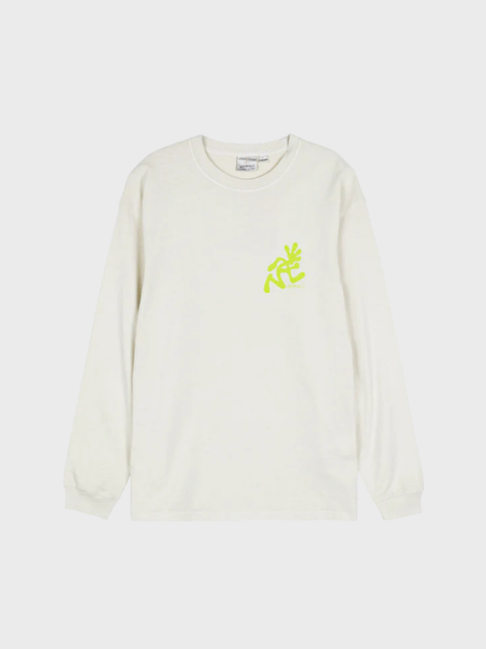 Running Man L/S Tee Pigment Dyed