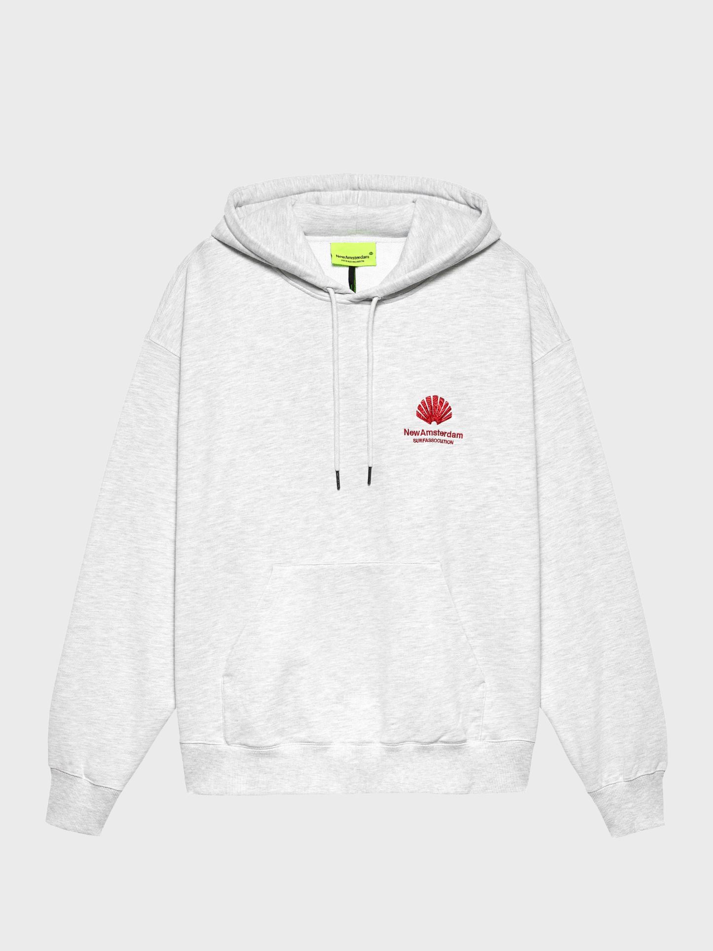 Logo Hoodie Ash/Poppy Red