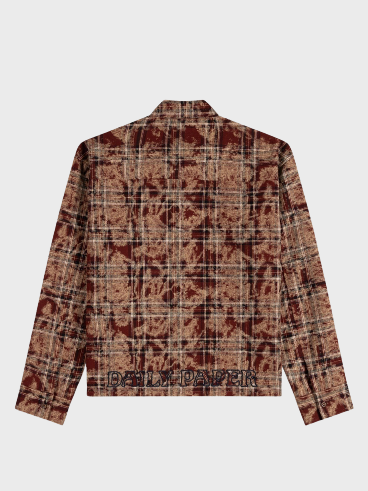 Daily Paper Washed Check LS Shirt — Madder Brown