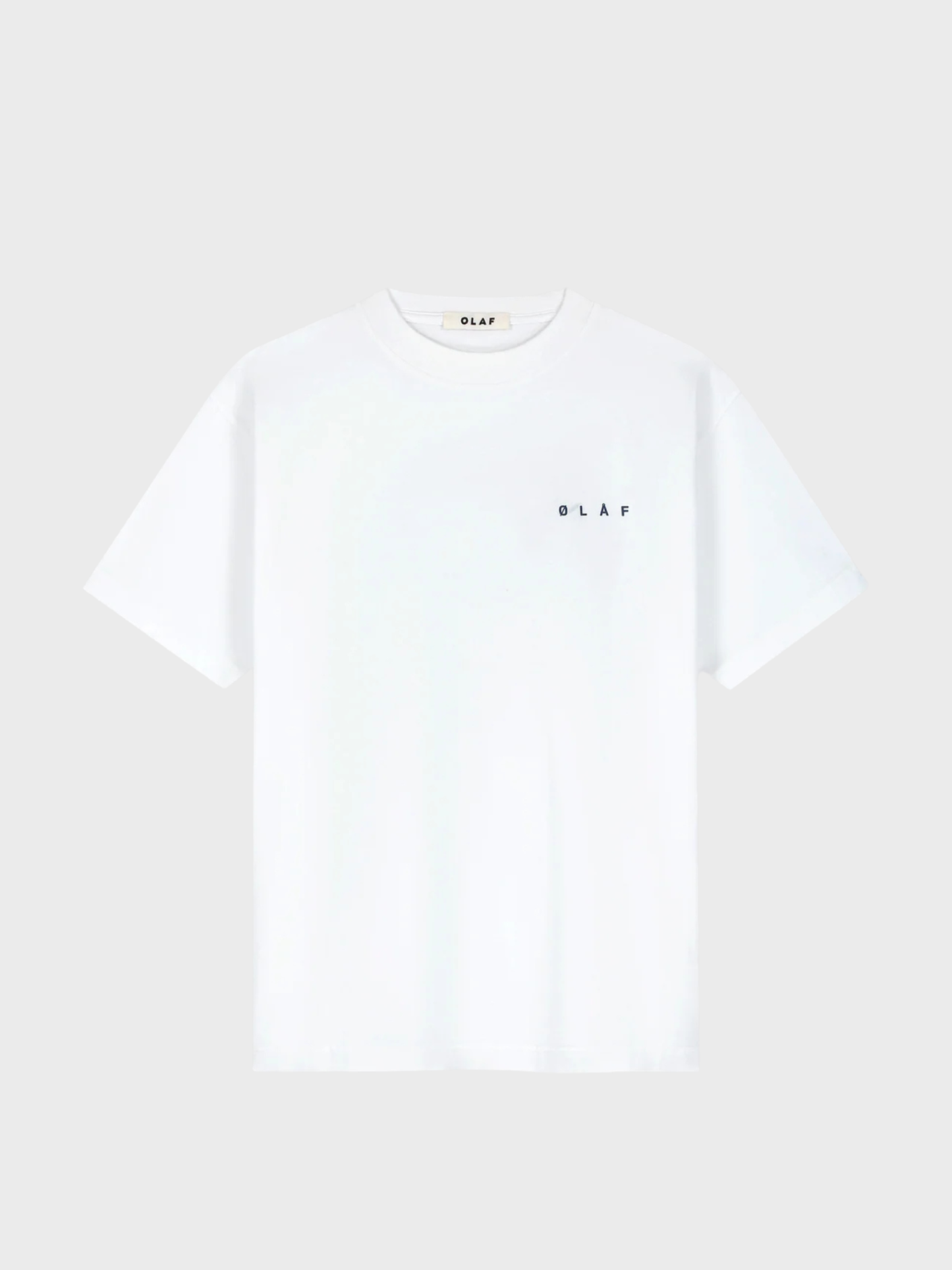 OLAF Lasso Face Tee — Optical White