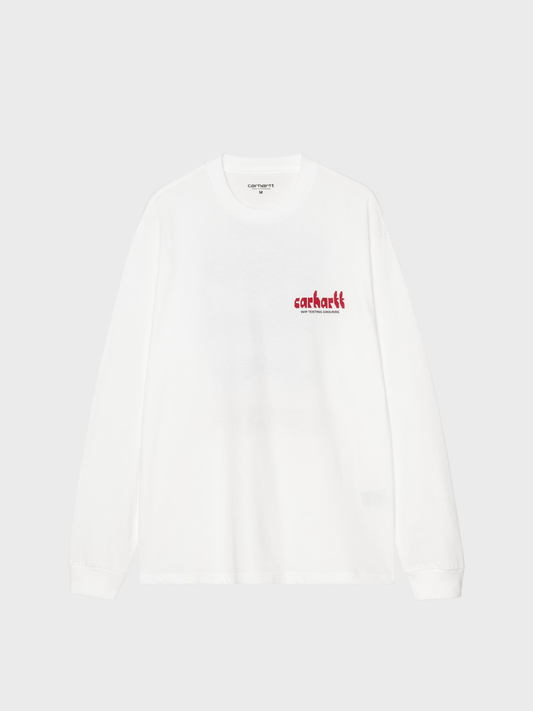 Carhartt WIP L/s Framework T-Shirt — White