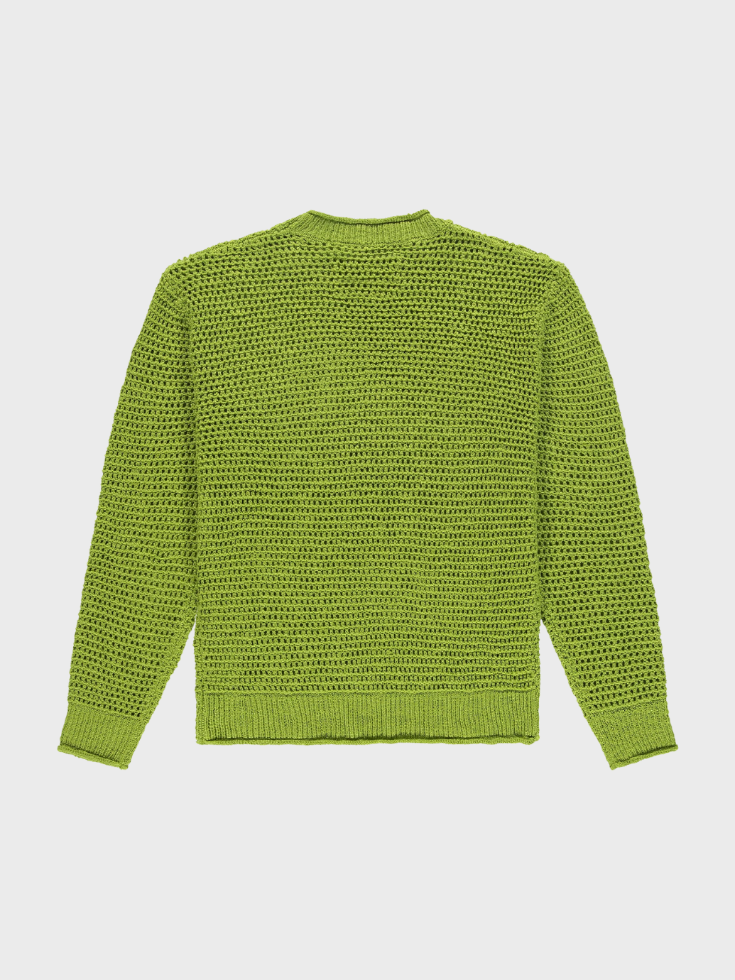 Open Knit Crewneck Light Snub