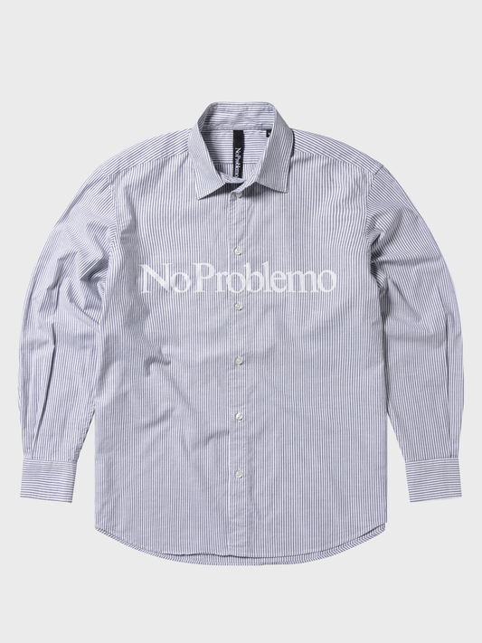 No Problemo Oxford Stripe LS Shirt
