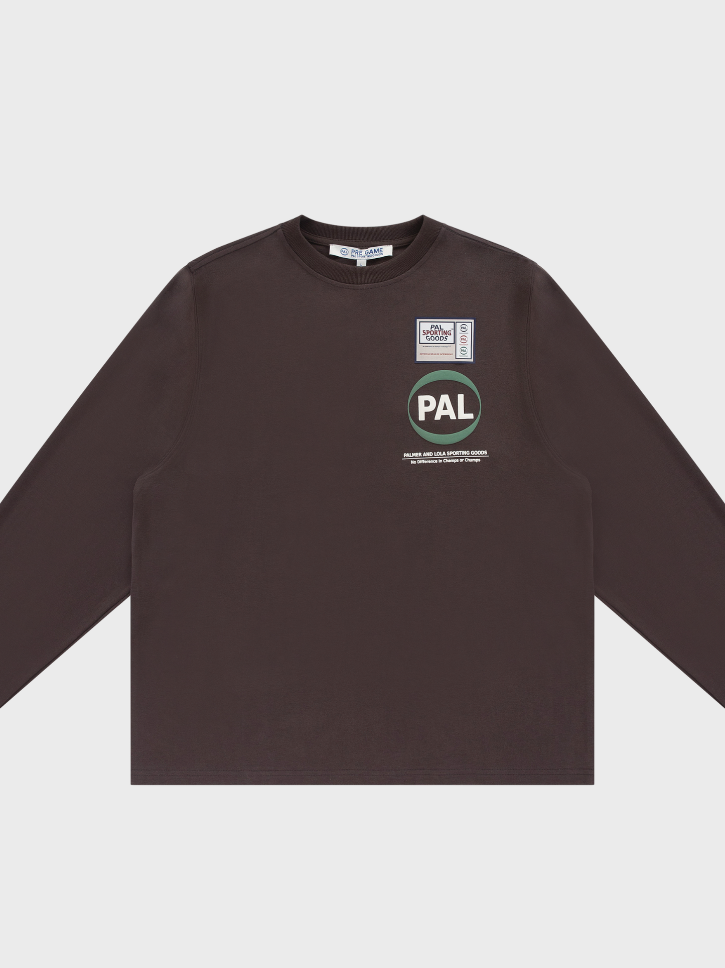 Pre Game Longsleeve Deep Mahogany
