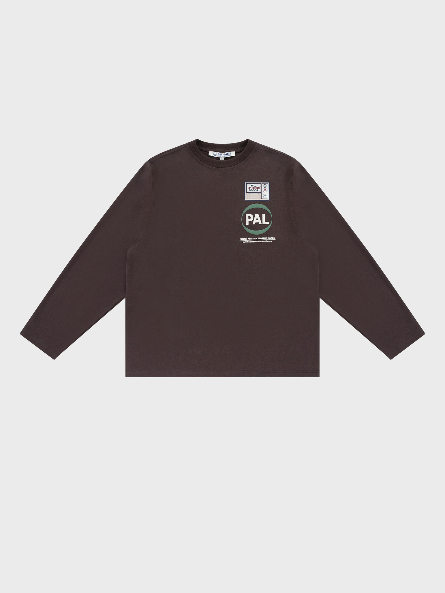 Pre Game Longsleeve Deep Mahogany