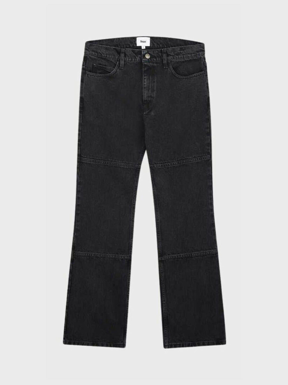 Black Tube Denim Jeans — front