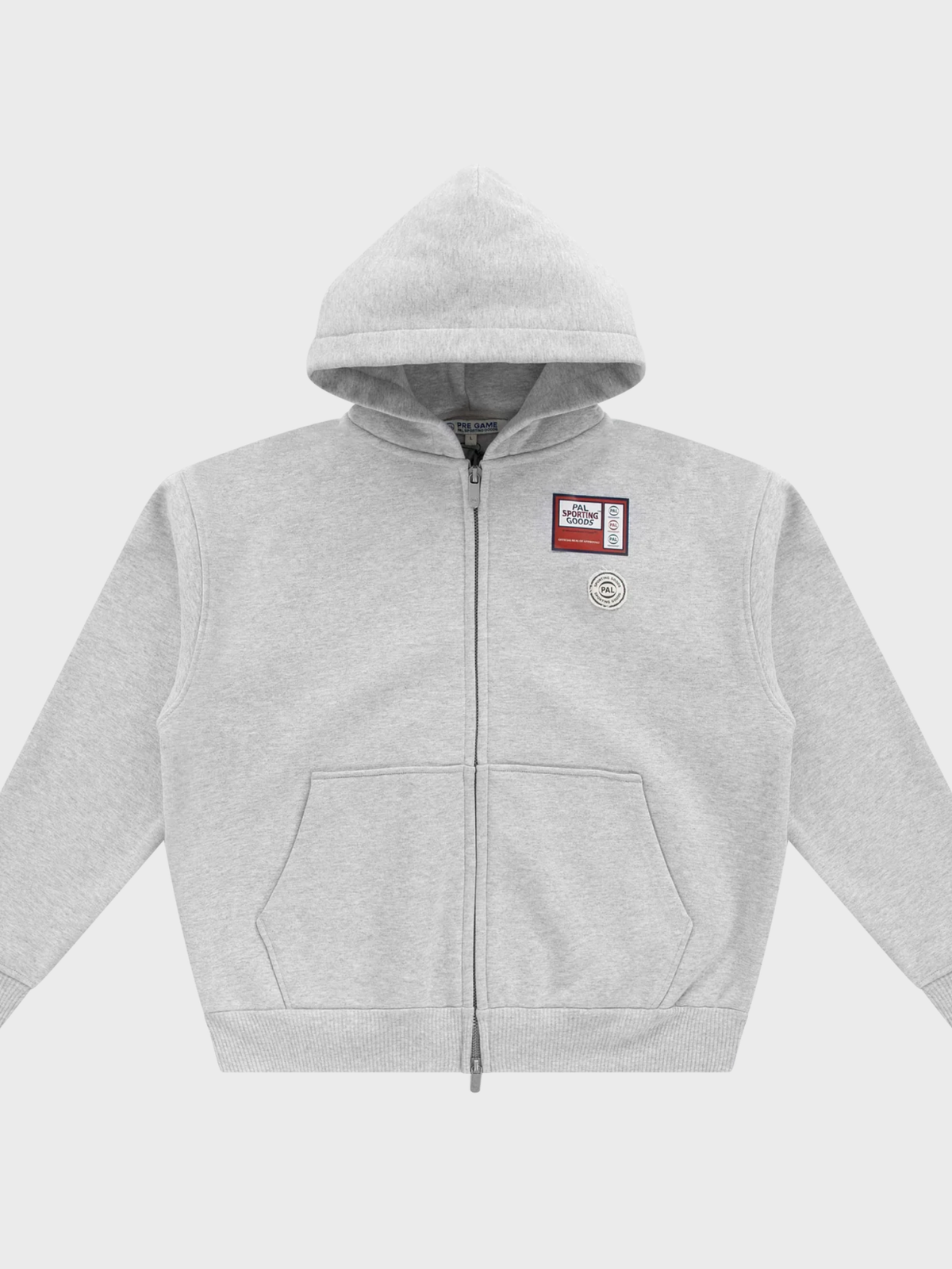 PAL Sporting Goods The Brando Full Zip — Light Gray Marl