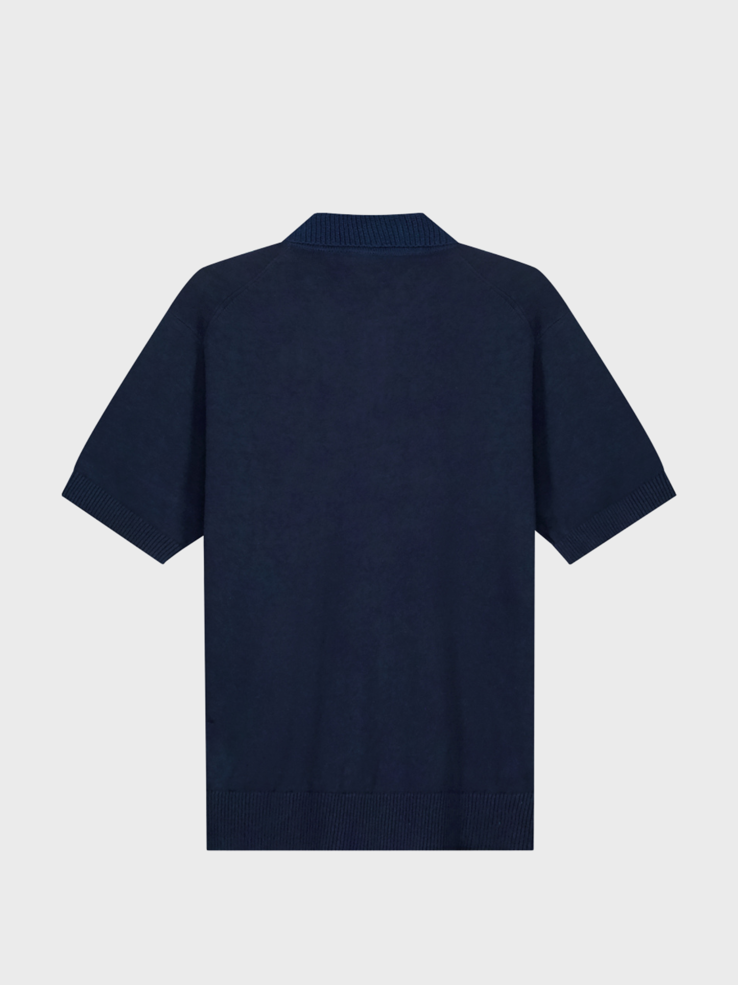 Linen Knitted Ss Polo