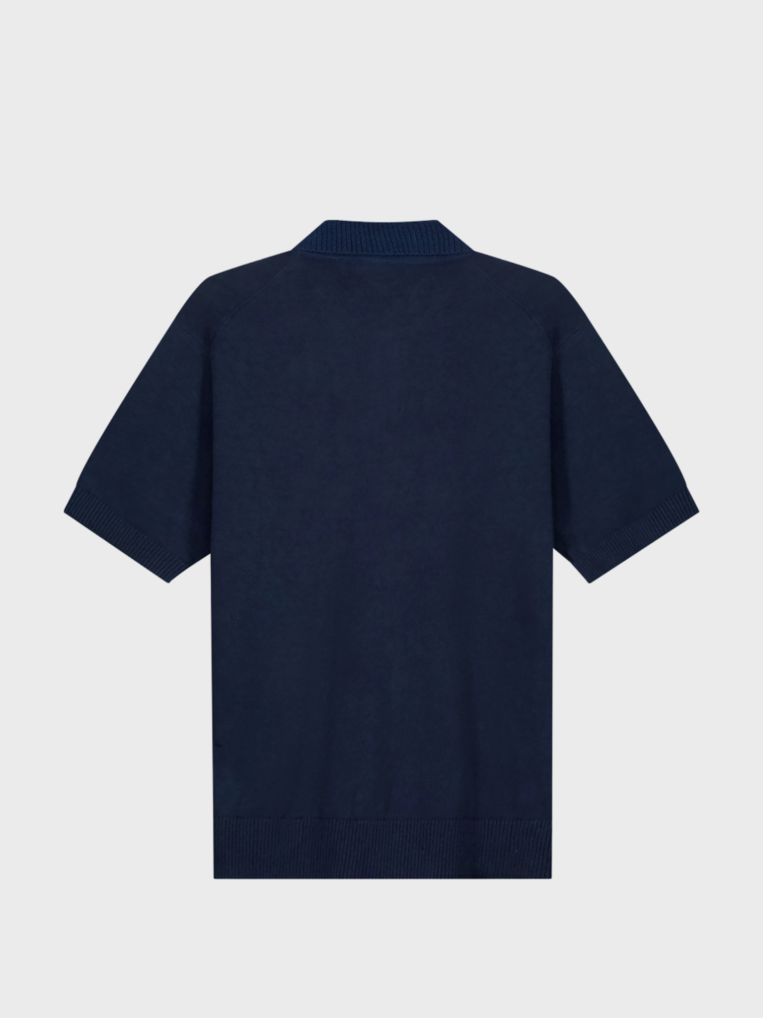 Linen Knitted Ss Polo