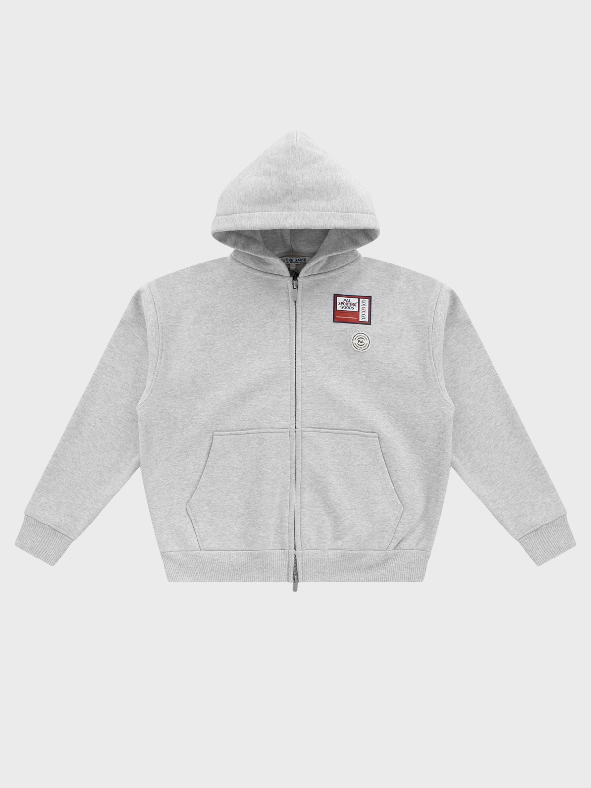 PAL Sporting Goods The Brando Full Zip — Light Gray Marl