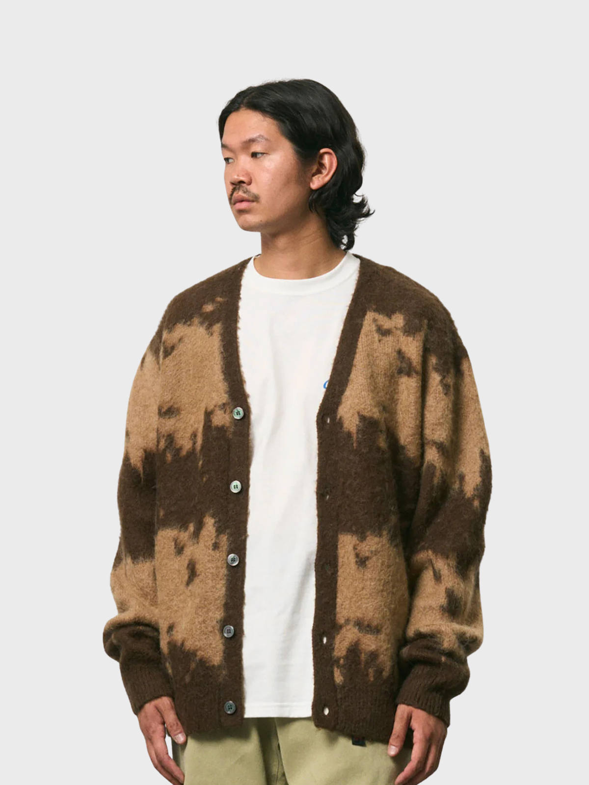 Mohair Splatter Cardigan