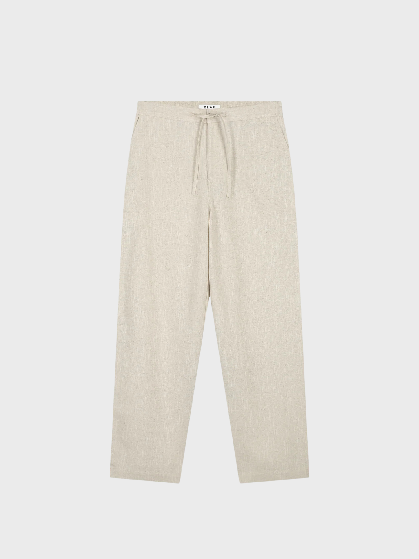 Linen Barrel Leg Pants