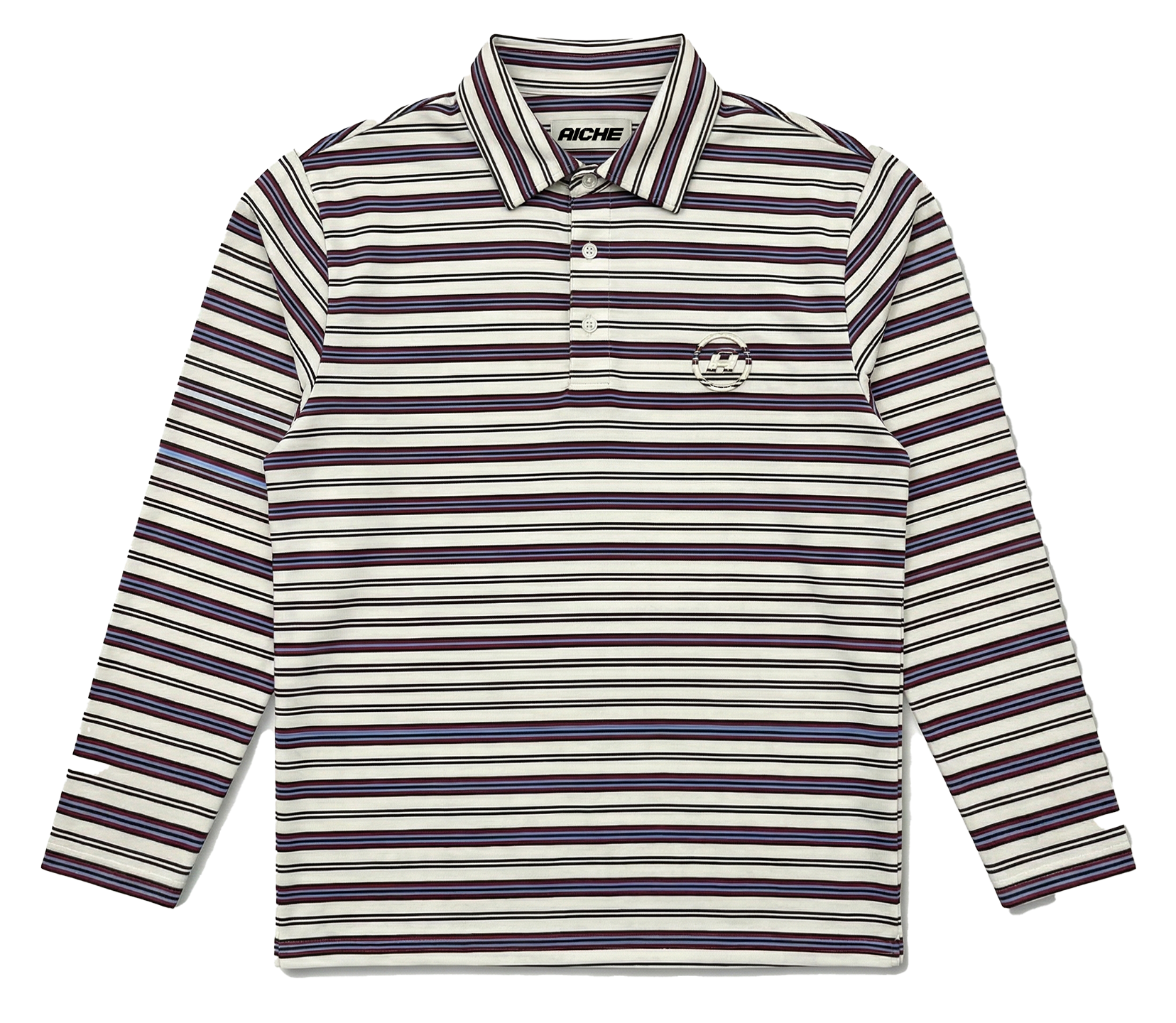 Contrast Longsleeve Polo